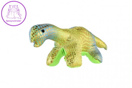 Dinosaurus plněný pískem 320g mačkací antistresový látka 22cm v sáčku
