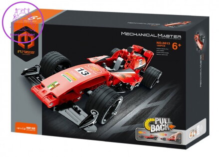 Stavebnice iM.MASTER formule na zpětné natažení plast 150 dílků v krabici 29x20x6cm
