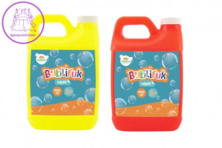 Náplň do bublifuku 1 litr 2 barvy v kanystru