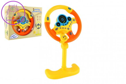 Volant plast průměr 25cm na baterie se zvukem se světlem EN mluvící v krabici 36x30x10cm