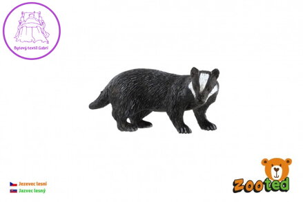Jezevec lesní zooted plast 8cm v sáčku