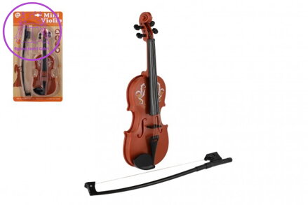 Housle/Viola plast 26cm na kartě 19x34,5x4cm