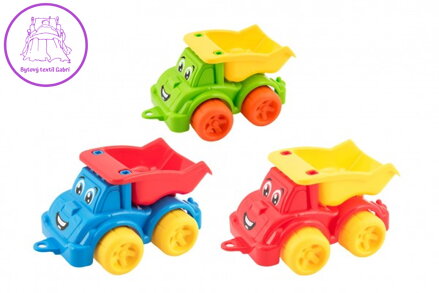 Auto stavební sklápěčka kamion plast 3 barvy 22x13x10cm 12m+
