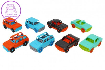 Auto/Autíčko plast 10cm na volný chod mix druhů