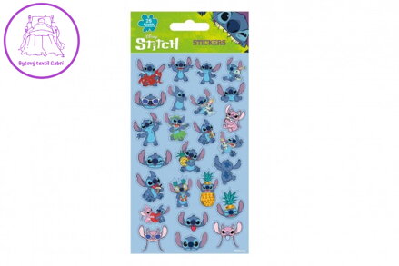 Samolepky Lilo a Stitch modré 25ks ve fólii