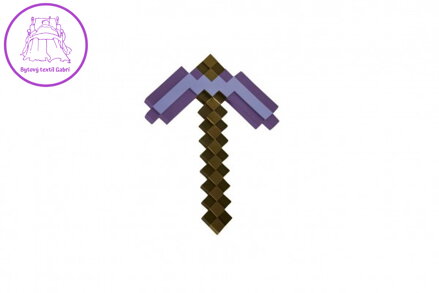 Krumpáč Minecraft očarovaný plast 42cm na kartě
