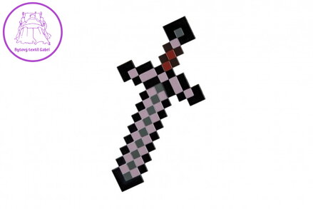 Meč Minecraft Neterthite plast 52cm na kartě