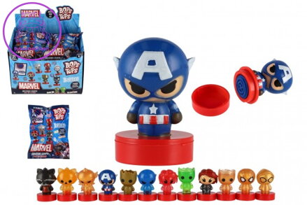 Razítka Marvel Bops/Tops mix druhů v sáčku 12 ks v boxu