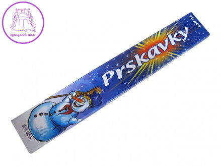 Prskavky 28cm 10ks v sáčku 20ks v boxu