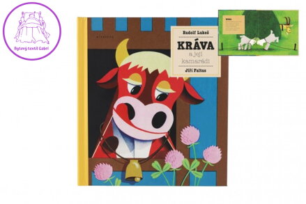 Knížka Kráva a její kamarádi CZ text 17x19cm
