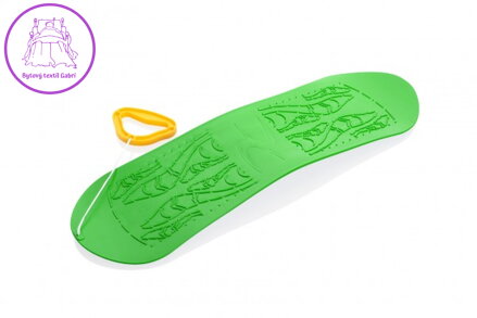 Snowboard plast 70cm zelený
