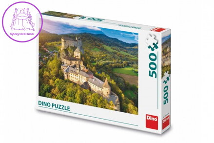 Puzzle Oravský hrad, Slovensko 47x33cm 500dílků v krabici 33,5x23x3,5cm