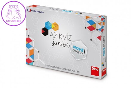 AZ Kvíz Junior Nové otázky společenská hra v krabici 33,5x23x4cm