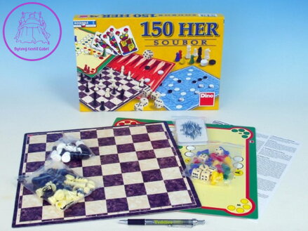 Soubor her 150 společenská hra v krabici 33x23x3,5cm