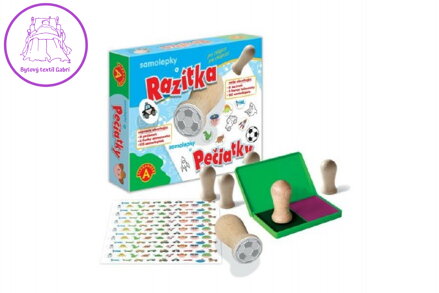 Razítka 6ks samolepky 135ks pro chlapce v krabici 24,5x20,5x5cm