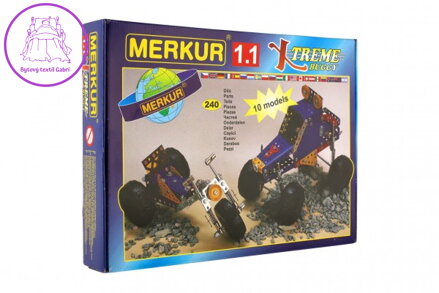 Stavebnice MERKUR 016 Buggy 10 modelů 205ks v krabici 26x18x5cm