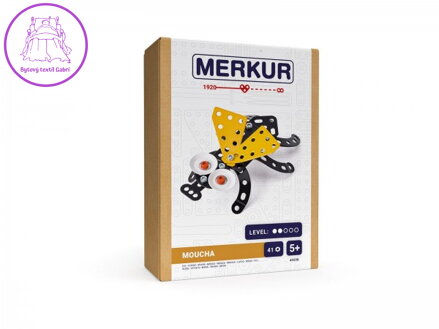 Stavebnice MERKUR Moucha 41ks v krabici 13x18x5cm