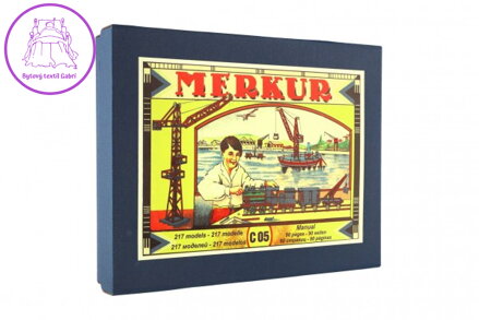 Stavebnice MERKUR Classic C05 217 modelů v krabici 36x28x6cm