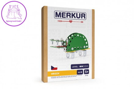 Stavebnice MERKUR Hroch mini 45ks v krabici 13x18,5x3cm