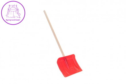 Lopata Hrablo 87cm dřevo/plast červené