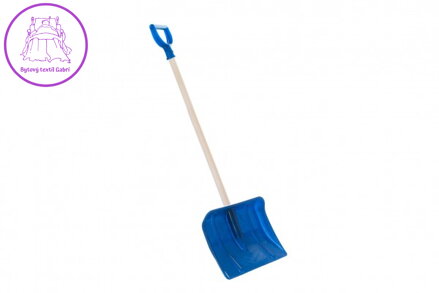 Lopata Hrablo s T-ručkou 87cm plast/dřevo modré