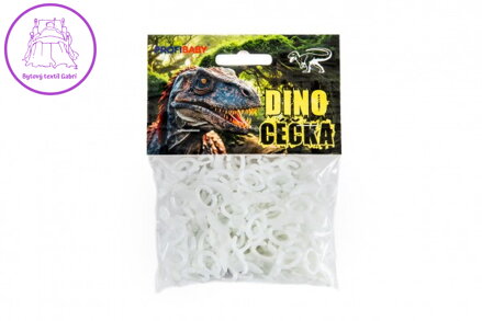 Dino céčka svítící cca 150ks plast v sáčku 11x15cm
