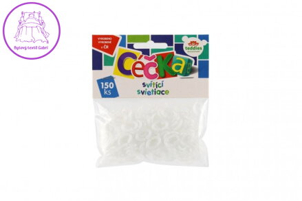Céčka svítící 150 ks plast v sáčku