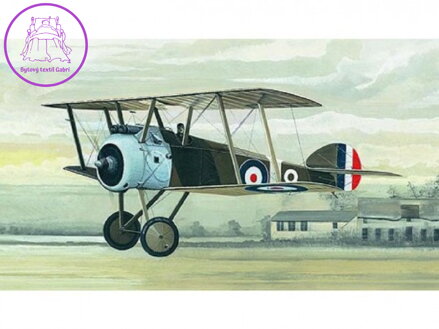 Model Sopwith Camel 12,7x18cm v krabici 31x13,5x3,5cm