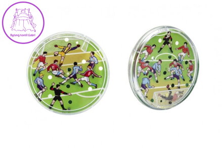 Kopaná/Fotbal kopaná hra hlavolam plast průměr 9cm