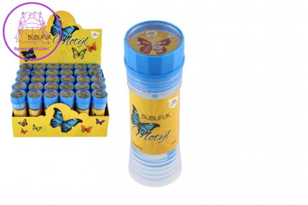 Bublifuk Motýl 50ml 11cm mix druhů 30ks v boxu