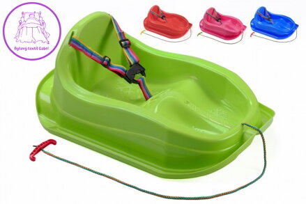 Sáně mini plast 50x70cm mix barev 12m+