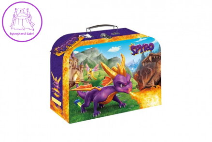 Kufřík/Kufr školní papírový Spyro 25x18x9cm