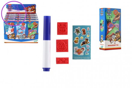 Kreativní sada 3 druhy Paw Patrol/Tlapková patrola v krabičce 6x13x3,5cm 12ks v boxu