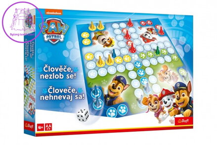 Člověče, nezlob se Tlapková patrola/Paw Patrol společenská hra v krabici 33x23x4cm