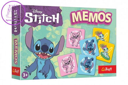 Pexeso papírové Lilo & Stitch společenská hra 30 kusů v krabici 21x14x4cm