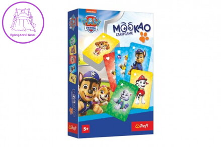 Karetní hra Mookao Tlapková patrola/Paw patrol společenská hra v krabici 14x21x4cm