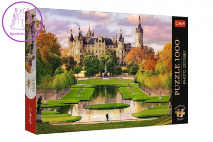 Puzzle Premium Plus - Photo Odyssey: Zámek Schwerin, Německo 1000 dílků 68,3x48cm v krab 40x27cm