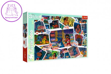 Puzzle Lilo&Stitch - Sladké vzpomínky 1000 dílků 68,3x48cm v krabici 40x27x6cm