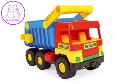Auto middle Truck sklápěč plast 38cm 2 barvy Wader