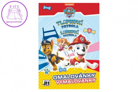 Omalovánky Paw Patrol/Tlapková patrola A5 15x21cm