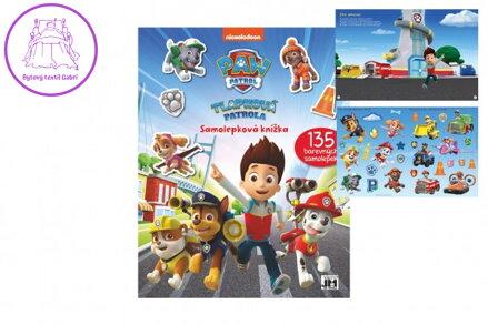 Samolepková knížka Tlapková patrola/Paw Patrol 21,5x27,5cm