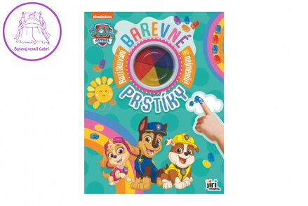 Sešit Barevné prstíky Tlapková patrola/Paw patrol s prstovými barvami 23x30cm