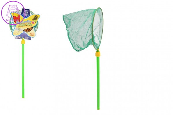 Síťka na hmyz plast/kov 72cm průměr 23cm Síťka na hmyz plast/kov 72cm průměr 23cm