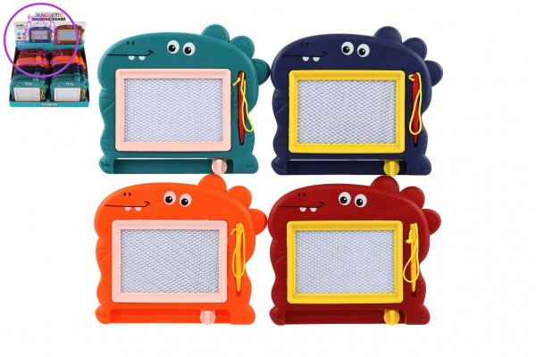 Magnetická tabulka kreslící plast 15x13cm 4 barvy v sáčku 24ks v boxu Magnetická tabulka kreslící plast 15x13cm 4 barvy v sáčku 24ks v boxu