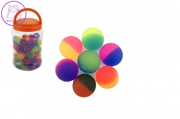 Hopík 3cm mix barev 60 ks v plastové dóze Hopík 3cm mix barev 60 ks v plastové dóze