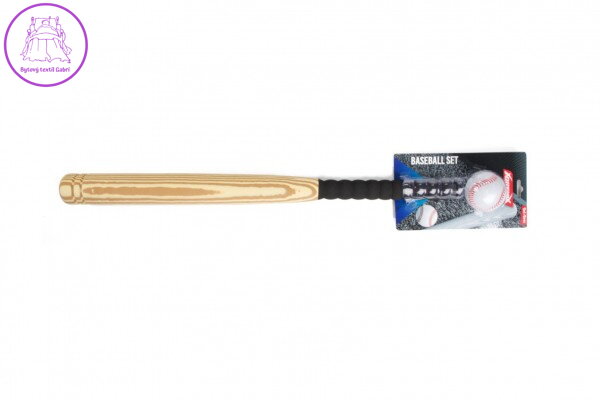 Baseballová pálka 60cm + míček pěna na kartě Baseballová pálka 60cm + míček pěna na kartě