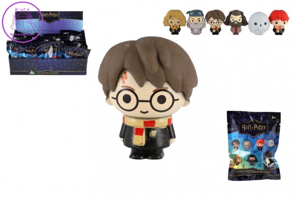 Harry Potter 3D figurka gumová v sáčku mix druhů 24ks v boxu Harry Potter 3D figurka gumová v sáčku mix druhů 24ks v boxu