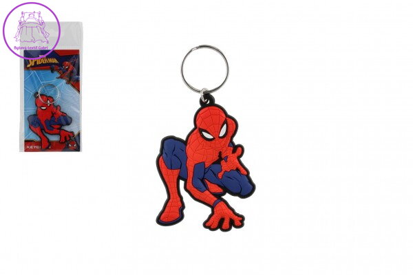 Přívěsek na klíče/Klíčenka Spiderman střílející gumový 7cm v sáčku Přívěsek na klíče/Klíčenka Spiderman střílející gumový 7cm v sáčku