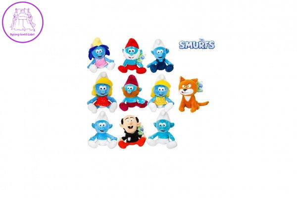 Postavičky ze světa Šmoulů plyšové 25-30cm mix druhů 0m+ Postavičky ze světa Šmoulů plyšové 25-30cm mix druhů 0m+