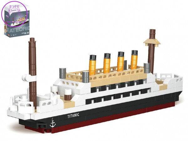 Stavebnice mini KOCO Titanic plast 271ks v krabičce 11x15x6cm Stavebnice mini KOCO Titanic plast 271ks v krabičce 11x15x6cm